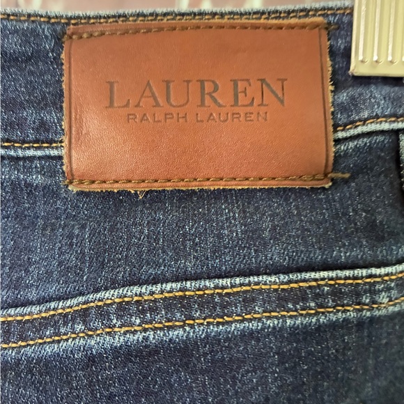 Ralph Lauren Indigo Straight Leg Jeans - Size 18W Preppy, Plus size, Western - Picture 3 of 4